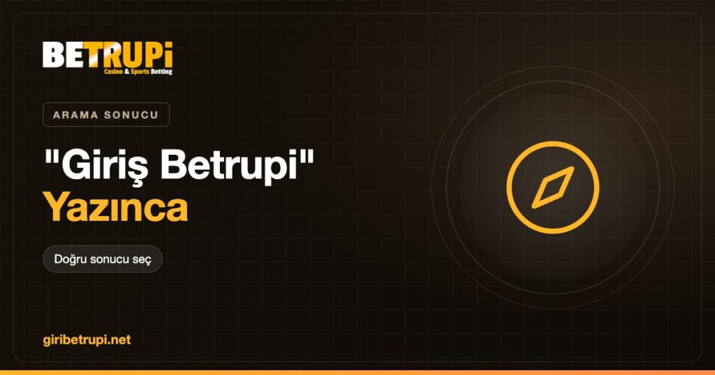 Arama motorunda giriş betrupi yazınca doğru sonucu seçmeyi anlatan yazı kapağı